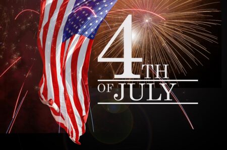 July 4, Independence Day flage